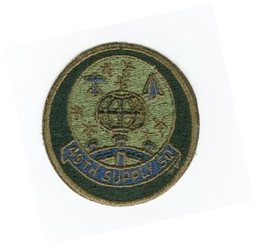 49th Supply Squadron Subdued Patch Military Memorabilia