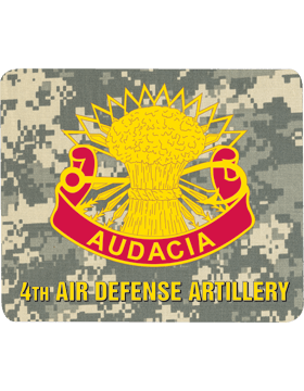 4th Air Defense Artillery mouse pad - Saunders Military Insignia