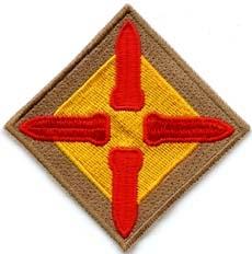 4th Coast Artillery District Patch WWII Repro 2.5x2.5 - Saunders Military Insignia
