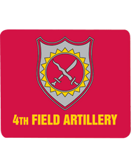 4th Field Artillery mouse pad - Saunders Military Insignia