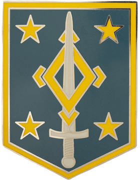 4th Maneuver Enhancement Brigade Combat Service Identification Badge - Saunders Military Insignia