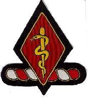 4th Medical Battalion Custom made Cloth Patch