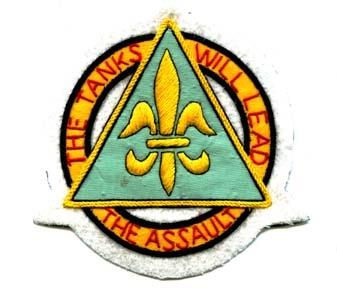 4th Tank Company Custom made Cloth Patch - Saunders Military Insignia