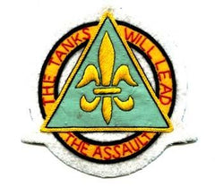 4th Tank Company Custom made Cloth Patch - Saunders Military Insignia