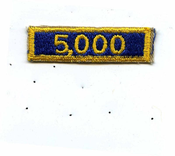 5000 Hours Tab cloth patch