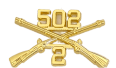 502nd Infantry Officer Regimental Branch Of Service Insignia Badge - Saunders Military Insignia