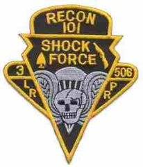 506th Infantry 3rd Patch (Recon-LRRP) - Saunders Military Insignia