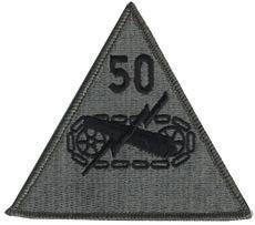 50th Armor Division ACU Patch with Velcro