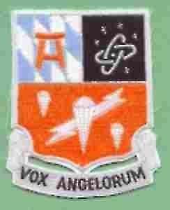 511th Airborne Signal Custom made Cloth Patch - Saunders Military Insignia
