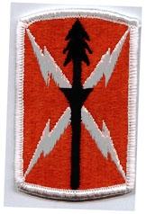 516th Signal Brigade Patch, Merrowed Border