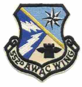 552nd Airborne Early Warning and Control Wing Patch