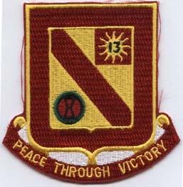 555th Airborne Field Artillery Custom made Cloth Patch