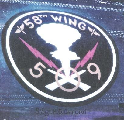 58th Bombardment Wing Custom Crafted Patch Collectible