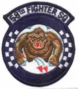 58th Fighter Squadron Patch Collectible Aviation Insignia