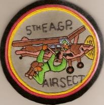 5th Field Artillery Group, Air Section Custom made Cloth Patch - Saunders Military Insignia