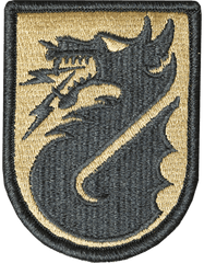 5th Signal Command Scorpion Patch With Velcro Backing - Saunders Military Insignia