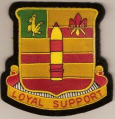 60th Field Artillery Battalion Custom made Cloth Patch - Saunders Military Insignia