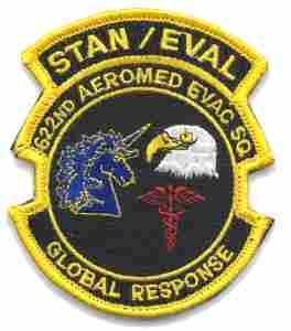 622nd Aero Medical SE Patch With Velcro Backing Gear