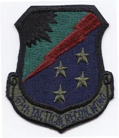 67th Tactical Reconnaissance Wing Subdued Patch Official