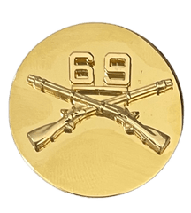 69th Infantry Enlisted Regimental Branch Of Service Insignia Badge - Saunders Military Insignia