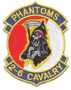 6th Cavalry 2nd Squadron Patch Hand Made
