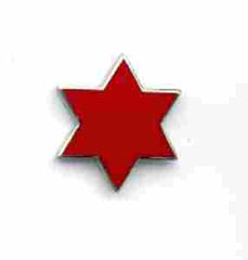6th Infantry Division Metal hat Pin - Saunders Military Insignia