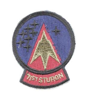 71st Student Squadron Subdued Patch Aviation Emblem