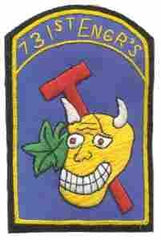 731st Engineer Company, Custom made Cloth Patch - Saunders Military Insignia