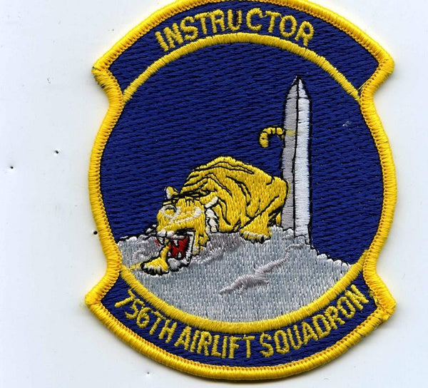 756th Airlift Instructor Patch Premium Military Emblem