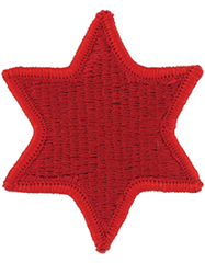 6th Infantry Division Full Color Patch by Saunders Military Insignia