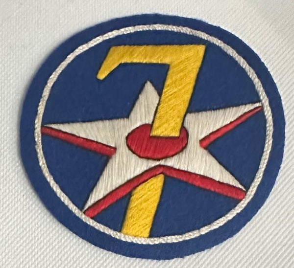 7th Air Force Custom Crafted Patch Handcrafted USA Made