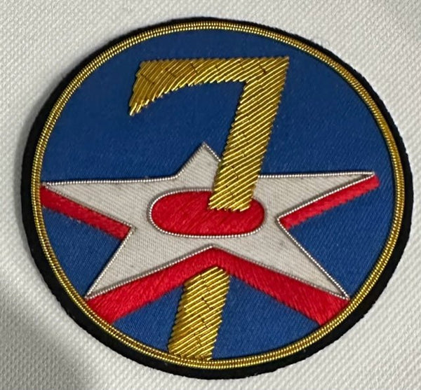 7th Air Force Bullion Patch Custom Crafted Emblem Badge