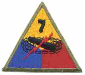 7th Armor Division Patch