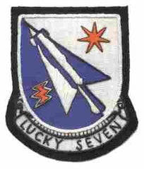 7th Aviation Battalion was Company Custom made Cloth Patch - Saunders Military Insignia