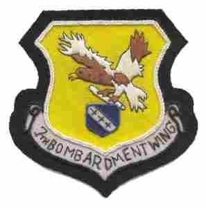 7th Bombardment Wing Color Patch Custom Crafted Collectible