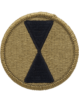 7th Infantry Division Scorpion Patch With Velcro Backing - Saunders Military Insignia