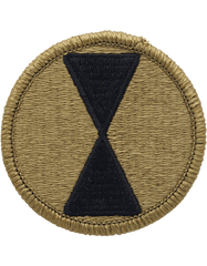 7th Infantry Division Scorpion Patch With Velcro Backing - Saunders Military Insignia
