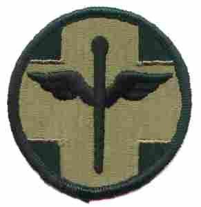 818th Hospital Center Brigade Subdued patch