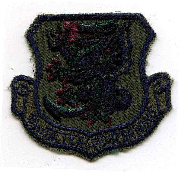 81st Tactical Fighter Wing Subdued Patch Emblem Authentic