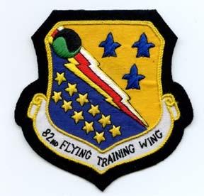 82nd Flying Training Wing Custom Made Cloth Patch Insignia