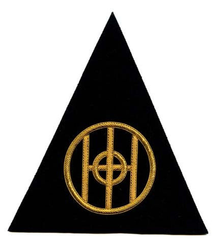 83rd Infantry Division Gold Bullion Patch, 6 inch - Saunders Military Insignia