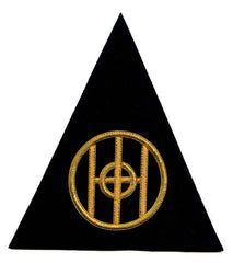 83rd Infantry Division Gold Bullion Patch, 6 inch - Saunders Military Insignia