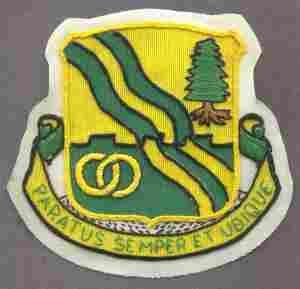 84th Tank Battalion Custom made Cloth Patch