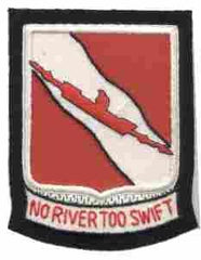 85th Engineer Battalion Custom made Cloth Patch - Saunders Military Insignia