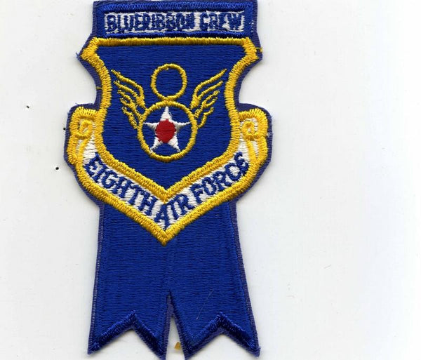 Eighth Air Force Blue Ribbon Patch Vintage Aviation