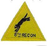 8th Cavalry Reconnaissance Company, Patch, Handmade - Saunders Military Insignia