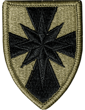 8th Theater Sustainment Command Scorpion Patch With Velcro Backing - Saunders Military Insignia