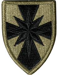 8th Theater Sustainment Command Scorpion Patch With Velcro Backing - Saunders Military Insignia