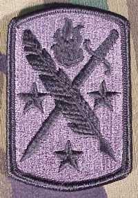 95th Civil Affairs Brigade Army ACU Patch with Velcro