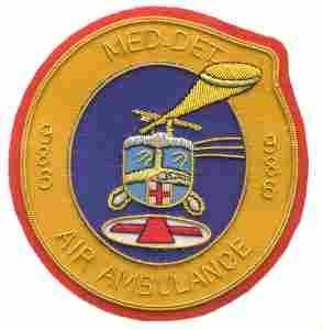 986th Medical Detachment, Bullion Pocket Patch - Saunders Military Insignia